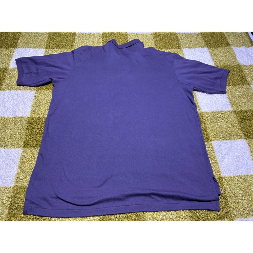 Peter Millar Summer Comfort Polo Shirt Mens Large Blue Pattern Archer Logo Golf